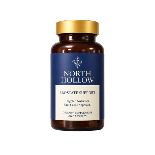 North Hollow prostate support bottle, 60 capsules